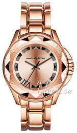 Karl Lagerfeld Karl 7 Różowe złoto/Stal w kolorze różowego złota Ø44 mm KL1032
