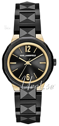 Karl Lagerfeld Joleigh Czarny/Stal Ø34 mm KL3401