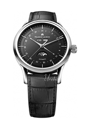 Maurice Lacroix Les Classiques Phases De Lune Czarny/Skóra Ø40 mm LC6068-SS001-33E