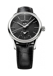 Maurice Lacroix Les Classiques Grande Date GMT Czarny/Skóra Ø40 mm LC6088-SS001-330