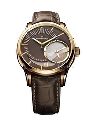 Maurice Lacroix Pontos Decentrique GMT Brązowy/Skóra Ø43 mm PT6118-PG101-731
