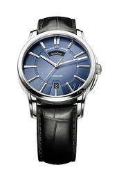 Maurice Lacroix Pontos Jours Date Niebieski/Skóra Ø40 mm PT6158-SS001-43E