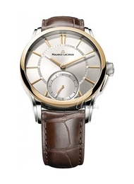 Maurice Lacroix Pontos Petitie Seconde Srebrny/Skóra Ø43 mm PT7558-PS101-130