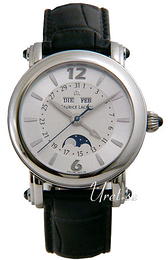 Maurice Lacroix Masterpiece Classic Srebrny/Skóra Ø35 mm MP6066-SS001-120