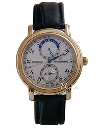 Maurice Lacroix Masterpiece Classic Biały/Skóra Ø42 mm MP6148-PG101-120