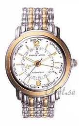 Maurice Lacroix Masterpiece Srebrny/Stal Ø40 mm MP6328-PS105-19E