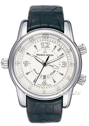 Maurice Lacroix Masterpiece Sport Srebrny/Stal Ø43 mm MP6388-SS001-830