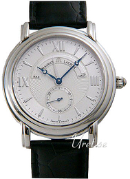 Maurice Lacroix Masterpiece Classic Srebrny/Skóra Ø40 mm MP7098-SS001-110