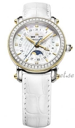 Maurice Lacroix Masterpiece Ladies Biały/Skóra Ø35 mm MP6066-DY501-17E