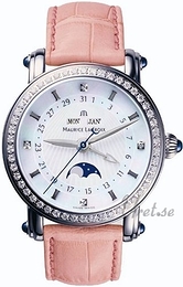 Maurice Lacroix Masterpiece Ladies Biały/Skóra Ø35 mm MP6066-SD501-17E