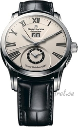 Maurice Lacroix Pontos Srebrny/Skóra Ø40 mm PT6098-SS001-110