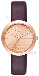 Michael Kors Garner Różowe złoto/Skóra Ø39 mm MK2575