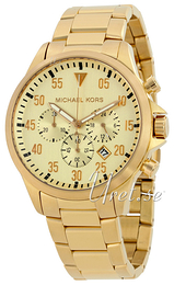 Michael Kors Gage Szampański/Stal w odcieniu złota Ø45 mm MK8491