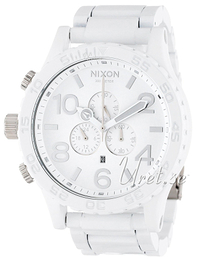 Nixon The 51-30 Biały/Stal Ø51 mm A08310800-00
