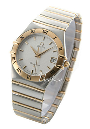 Omega Constellation Herr Biały/18 karatowe żółte złoto Ø33 mm 1212.30.00
