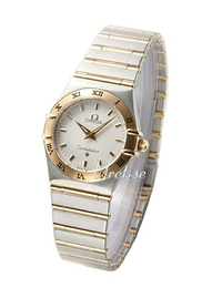Omega Constellation 22.5 mm Biały/18 karatowe żółte złoto Ø25 mm 1272.30.00