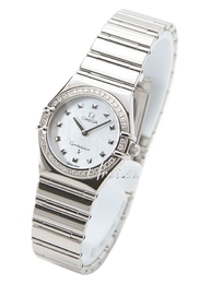 Omega Constellation Biały/Stal Ø25 mm 1475.71.00