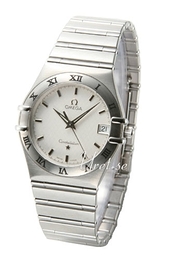 Omega Constellation Herr Biały/Stal Ø34 mm 1512.30.00