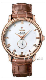 Omega De Ville Prestige Small Seconds Biały/Skóra Ø39 mm 4614.20.02