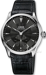 Oris Culture Artelier Hand Winding Small Second Czarny/Skóra Ø40 mm 01 396 7580 4054-07 5 21 06