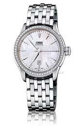 Oris Culture Artelier Date Diamonds Biały/Stal Ø31 mm 561 7604 4956 MB