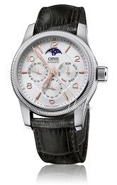 Oris Aviation Big Crown Complication Srebrny/Skóra Ø40 mm 581 7627 4061 LS