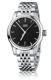 Oris Culture Classic Date Czarny/Stal Ø37 mm 733 7578 4054 MB