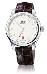Oris Culture Classic Date Srebrny/Skóra Ø42 mm 01 733 7594 4091-07 5 20 12