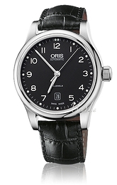 Oris Culture Classic Date Czarny/Skóra Ø42 mm 01 733 7594 4094-07 5 20 11