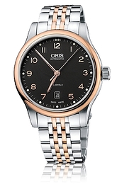 Oris Culture Classic Date Czarny/Stal Ø42 mm 01 733 7594 4394-07 8 20 63