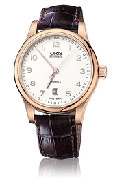 Oris Culture Classic Date Czarny/Skóra Ø42 mm 01 733 7594 4891-07 6 20 12
