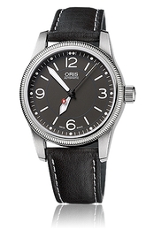 Oris Aviation Big Crown Swiss Hunter Team PS Edition Szary/Skóra Ø38 mm 01 733 7649 4063-Set LS