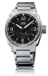 Oris Aviation BC4 Retrograde Day Czarny/Stal Ø42.7 mm 01 735 7617 4164-07 8 22 58