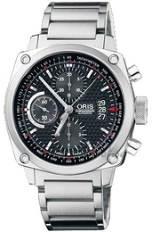 Oris Aviation Czarny/Stal Ø43 mm 674 7616 4154 MB