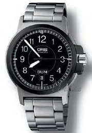 Oris Aviation Czarny/Stal Ø42 mm 735 7641 4364 MB