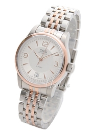 Oris Classic Srebrny/Stal Ø37 mm 733 7578 4361 MB