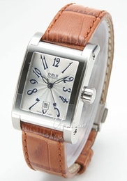 Oris Culture Miles Srebrny/Skóra 36x24 mm 561 7526 4061 LS