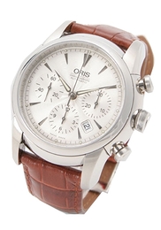 Oris Culture Srebrny/Skóra Ø44 mm 676 7547 4051 LS