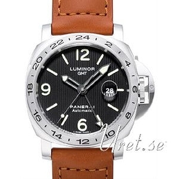 Panerai Contemporary Luminor GMT Czarny/Skóra Ø44 mm PAM00029