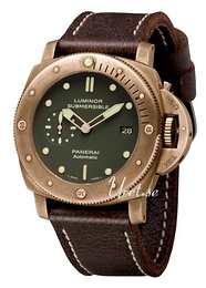 Panerai Special Zielony/Skóra Ø47 mm PAM00382
