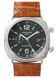 Panerai Contemporary Czarny/Skóra Ø45 mm PAM00242