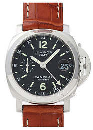 Panerai Contemporary Luminor GMT Czarny/Skóra Ø40 mm PAM00244