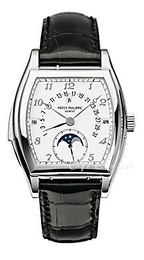 Patek Philippe Grand Complications Srebrny/Skóra 46.4x36 mm 5013G/001