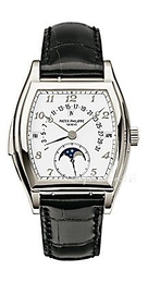Patek Philippe Grand Complications Srebrny/Skóra 46.4x36 mm 5013P/001
