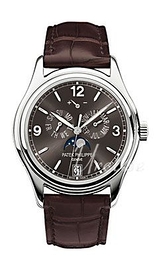 Patek Philippe Grand Complications Annual Calender Szary/Skóra Ø39 mm 5146G/010