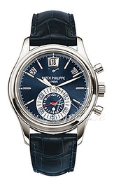 Patek Philippe Complicated Niebieski/Skóra Ø40.5 mm 5960P/015