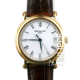 Patek Philippe Calatrava Biały/Skóra Ø35 mm 5053R