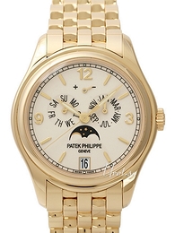 Patek Philippe Complicated Annual Calender Biały/18 karatowe żółte złoto Ø39 mm 5146/1J/001