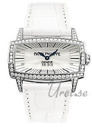 Patek Philippe Gondolo Biały/Skóra 37x22 mm 4981G/001