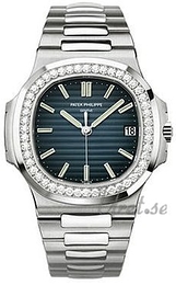 Patek Philippe Nautilus Niebieski/18 karatowe białe złoto Ø40 mm 5713/1G/001